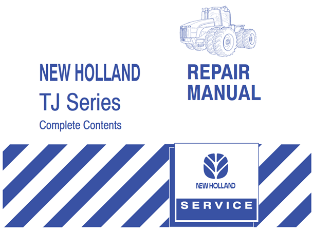 New Holland TJ Series Tractors Service Repair Manual