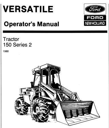 Versatile 150 Series 2 Tractor Operator's Manual (Model Year: 1980)