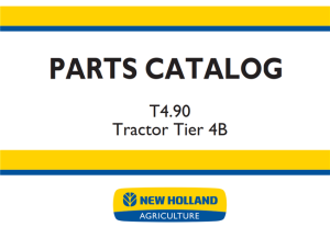 New Holland T4.90 Tractor - Tier 4B Parts Catalog