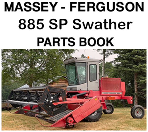 Massey Ferguson 885 SP Swather Parts Manual