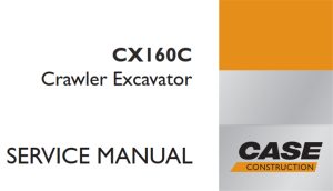 Case CX160C Crawler Excavator Service Repair Manual