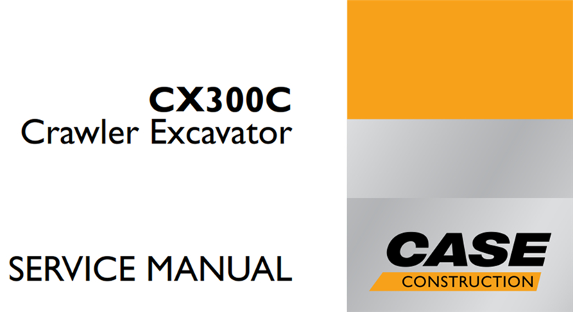 Case CX300C Crawler Excavator Service Repair Manual