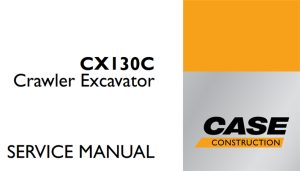 Case CX130C Crawler Excavator Service Repair Manual