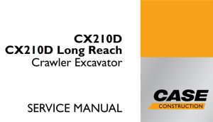 Case CX210D, CX210D Long Reach Crawler Excavator