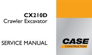 Case CX210D Crawler Excavator Service Repair Manual