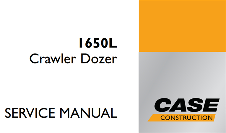 Case 1650L Crawler Dozer Service Repair Manual