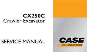 Case CX250C Crawler Excavator LC version (Tier 3) Service Repair Manual