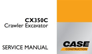 Case CX350C Crawler Excavator Service Repair Manual