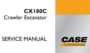 Case CX180C Crawler Excavator Service Repair Manual