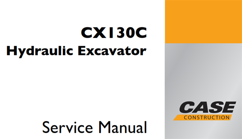 Case CX130C Hydraulic Excavator Service Repair Manual