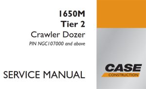 Case 1650M Tier 2 Crawler Dozer Service Repair Manual