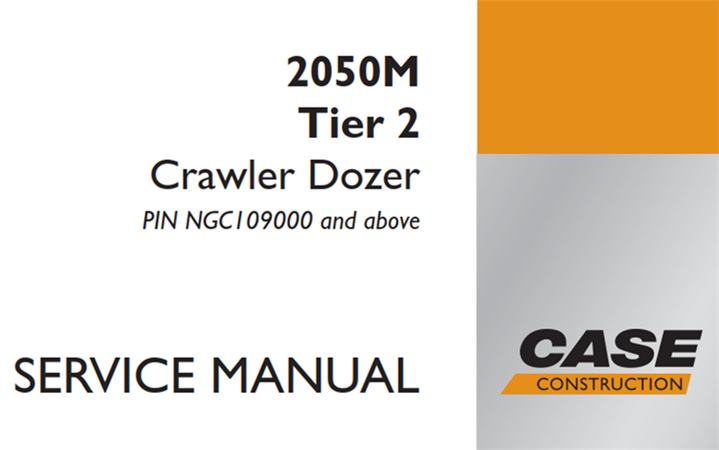 Case 2050M Tier 2 Crawler Dozer Service Repair Manual