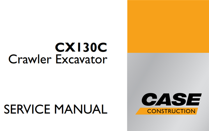 Case CX130C Crawler Excavator Service Repair Manual