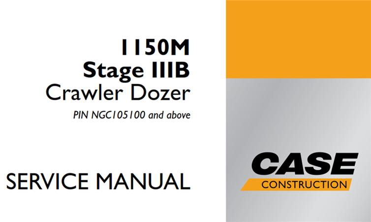 Case 1150M Stage IIIB Crawler Dozer Service Repair Manual