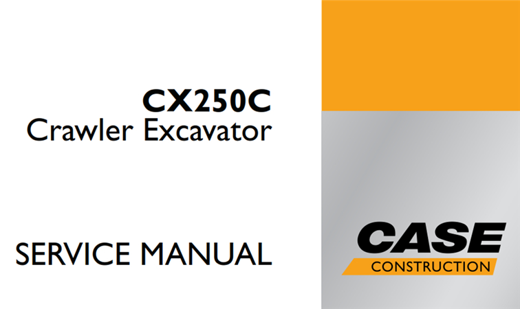 Case CX250C Crawler Excavator Service Repair Manual