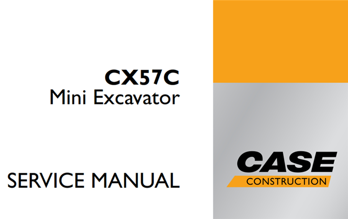 Case CX57C Mini Excavator Service Repair Manual