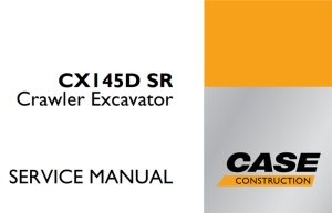 Case CX145D SR Crawler Excavator Service Repair Manual