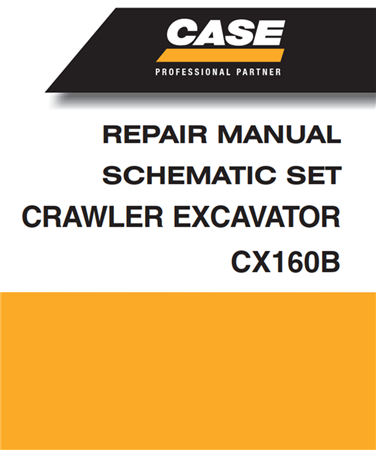 Case CX160B Crawler Excavator Schematic Set