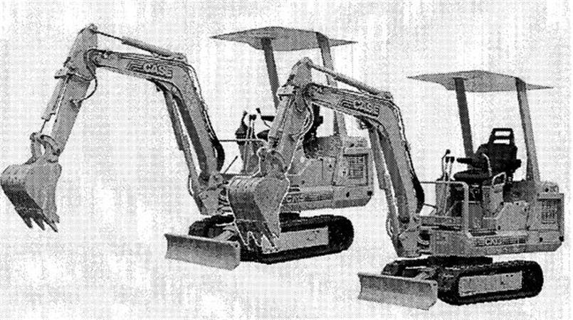 Case CK13, CK15 Crawler Excavators Operator's Manual