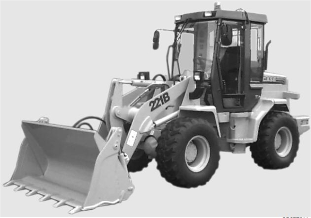 Case 121B, 221B Wheel Loaders Operator's Manual