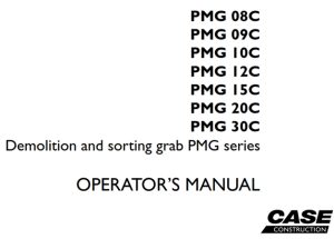 Case Demolition and sorting grab PMG series