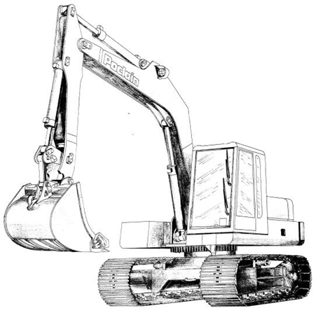 Poclain 160 Excavator Operator's Manual