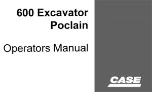 Poclain 600 Series (600CK, 600CL) Excavator