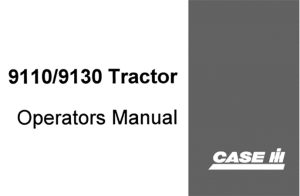 Case IH 9110/9130 Tractor Operator's Manual