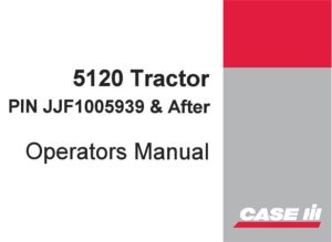 Case IH 5120 Tractor Operator's Manual