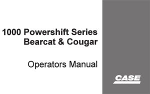 Steiger Bearcat & Cougar 1000 Powershift Series Tractor