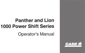 Steiger Panther & Lion 1000 Power Shift Series Tractor