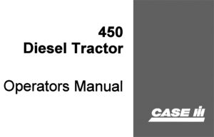 Case IH McCormick Farmall 450 Diesel Tractor Operator's Manual