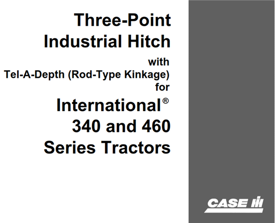 Case IH Three-Point Industrial Hitch