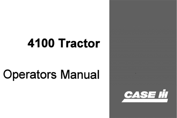 Case IH International 4100 4-Wheel Drive Tractor