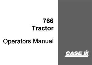 Case IH Farmall 766 Tractor Operator's Manual