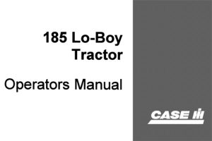 Case IH International Cub 185 Lo-Boy Tractor