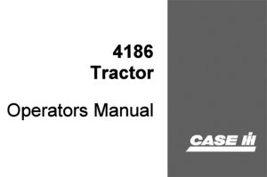 Case IH International 4186 Tractor Operator's Manual