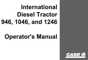 Case IH International 946, 1046, 1246 Diesel Tractor