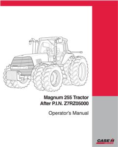 Case IH Magnum 255 Tractor Operator's Manual