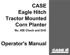 J.I. Case Eagle Hitch Tractor Mounted Corn Planter