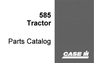 Case IH 585 Tractor Parts Catalog