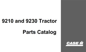 Case IH 9210/9230 Tractor Parts Catalog