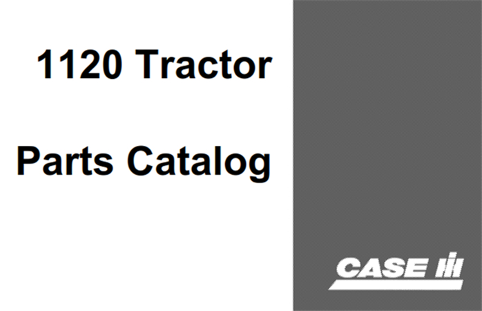 Case IH 1120 Tractor Parts Catalog