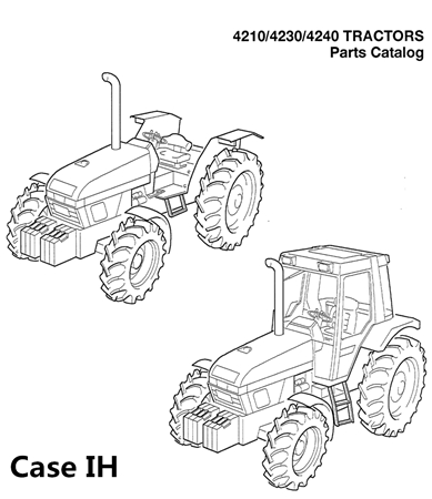 Case IH 4210, 4230, 4240 Tractors Parts Catalog