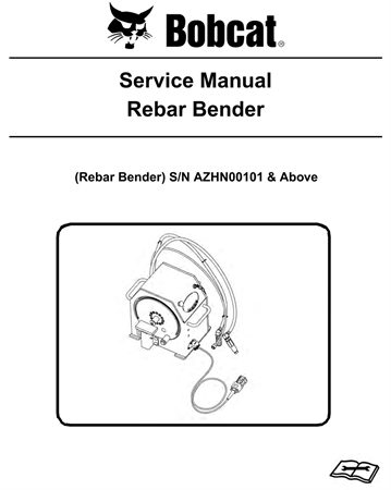 Bobcat Rebar Bender Service Repair Manual