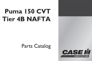 Case IH Puma 150 CVT Tier 4B NAFTA Tractor Parts Catalog