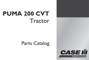 Case IH PUMA 200 CVT Tractor Parts Catalog