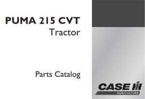 Case IH PUMA 215 CVT Tractor Parts Catalog