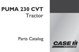 Case IH PUMA 230 CVT Tractor Parts Catalog