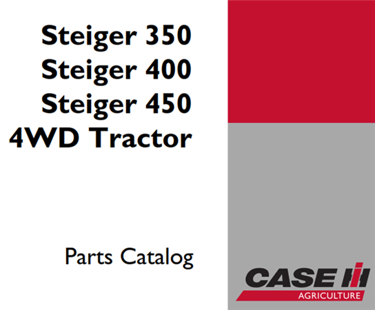 Case IH Steiger 350, Steiger 400, Steiger 450 4WD Tractor